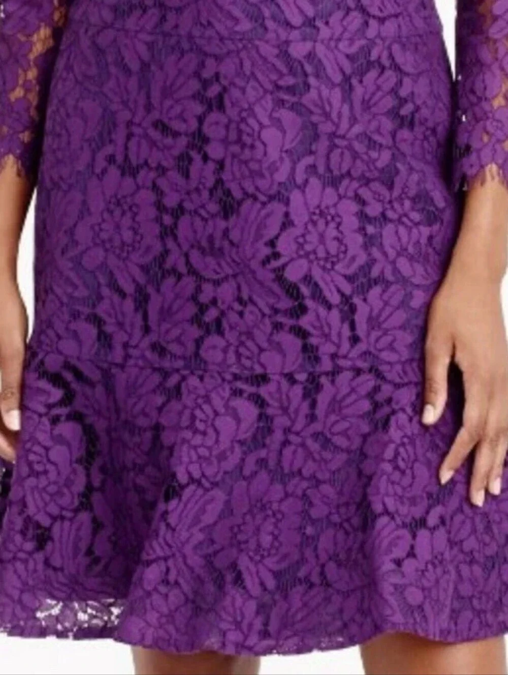 J.CREW FLORAL LACE DRESS